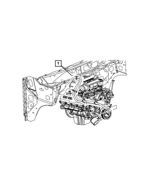 Air Conditioner and Heater Plumbing for 2008 Dodge Ram 3500 #4