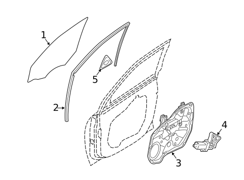 Front Door for 2012 Kia Sorento #1