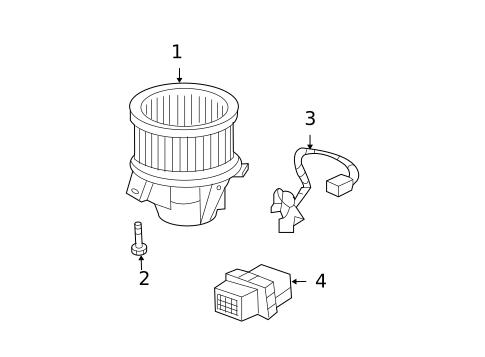 Blower Motor & Fan for 2017 GMC Acadia Limited #0