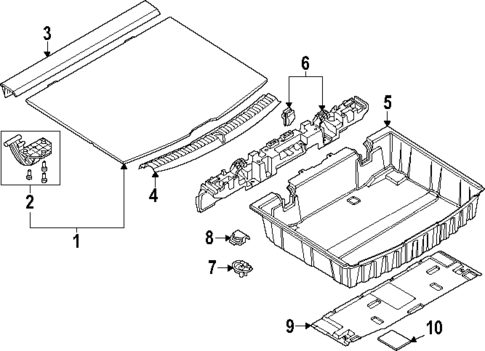 Interior Trim - Rear Body for 2025 Mini Countryman #0