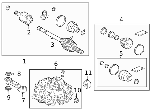 Axle & Differential for 2022 Toyota RAV4 #0