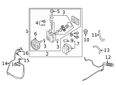 Pump & Hoses for 2006 Mazda 6 #0