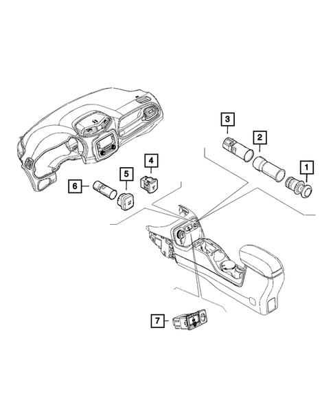 Radio, Antenna, Speakers, DVD, and Video systems for 2015 Jeep Renegade #2