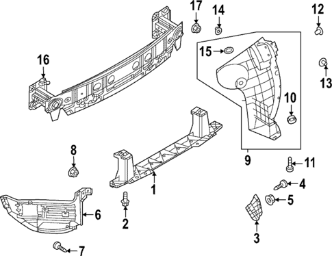 Bumper & Components - Rear for 2023 Mazda MX-30 EV #0