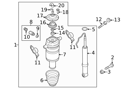 Shocks & Components for 2012 Porsche Panamera #5
