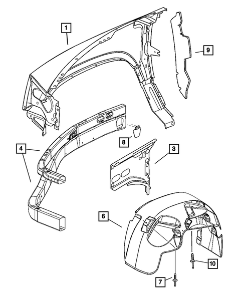 Front Fenders for 2005 Dodge Dakota #0