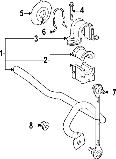 Stabilizer Bar & Components for 2023 Lexus RX500h #2