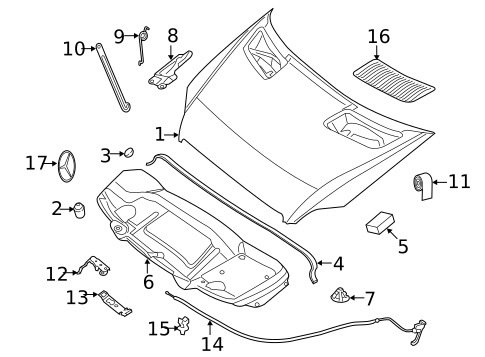 Hood & Components for 2018 Mercedes-Benz Sprinter 3500 #0