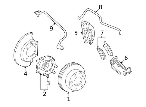 Front Brakes for 2015 Chevrolet Express 2500 #20