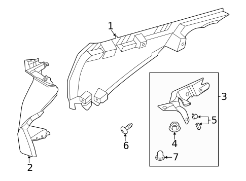Interior Trim - Quarter Panels for 2023 Porsche Taycan #0