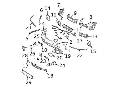 Parking Aid for 2008 Mercedes-Benz E63 AMG #1