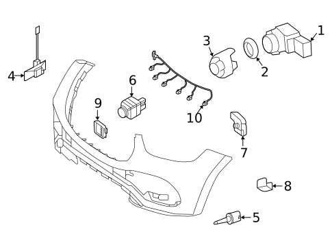 Electrical Components for 2021 Mercedes-Benz GLE350 #2