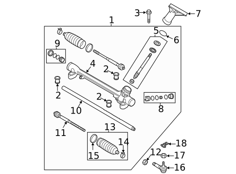 Steering Gear & Linkage for 2016 Mazda CX-5 #0