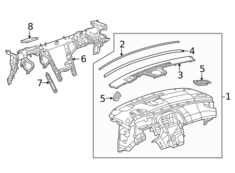Instrument Panel for 2016 Buick LaCrosse #0