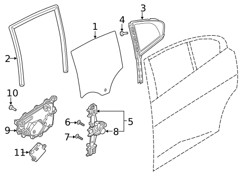 Rear Door for 2019 Jaguar I-Pace #0
