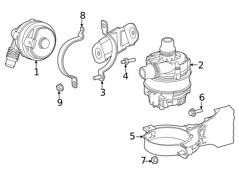 Water Pump for 2021 Toyota GR Supra #1