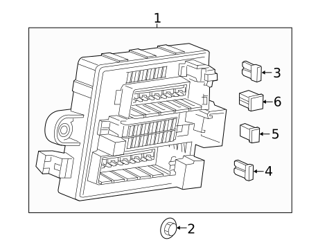 Fuse & Relay for 2024 Buick Enclave #1