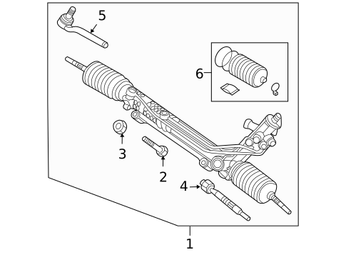 Steering Gear & Linkage for 2007 Land Rover LR3 #0