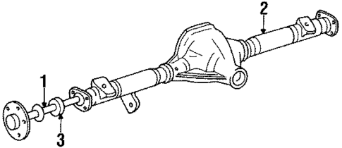 Rear Suspension for 1986 Mercury Capri #1