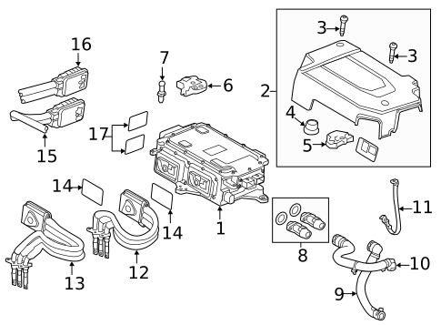 Electrical Components for 2015 Cadillac ELR #1
