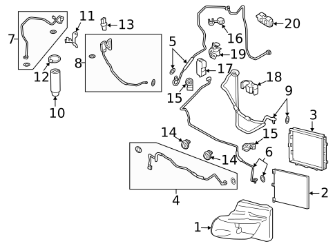 Condenser, Compressor & Lines for 2016 Porsche Boxster #0