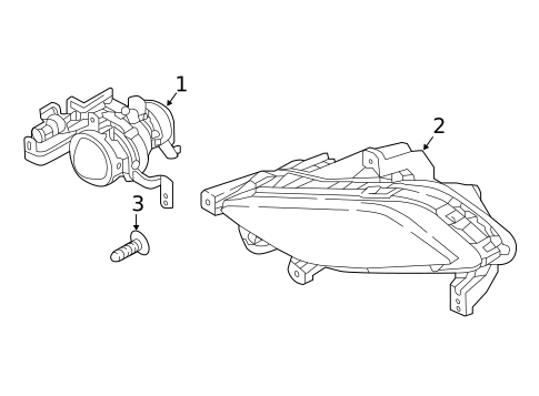 Fog Lamps for 2015 Hyundai Azera #1
