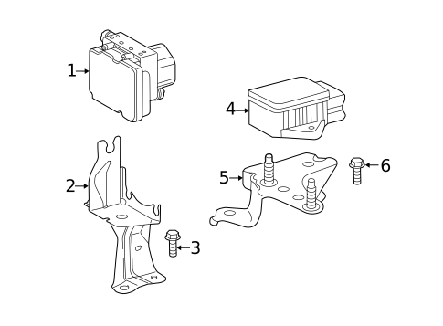 Anti-Lock Brakes for 2014 Toyota Camry #0