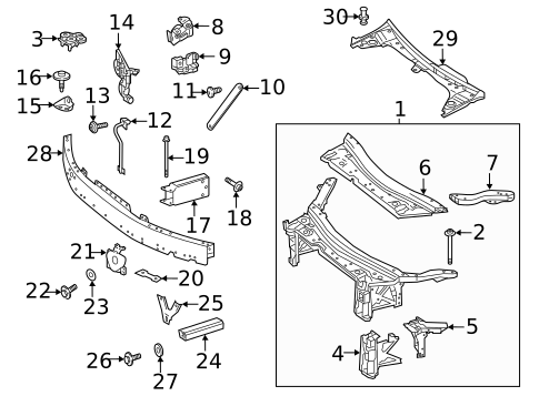 Hood & Components for 2021 Mercedes-Benz GLC43 AMG #2