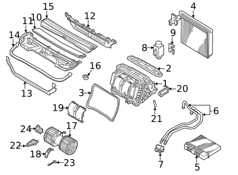 Heater for 2000 BMW 323Ci #0