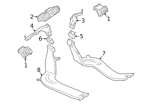 Ducts for 2018 BMW X4 #0