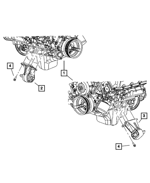 Engine Mounting for 2006 Dodge Durango #11