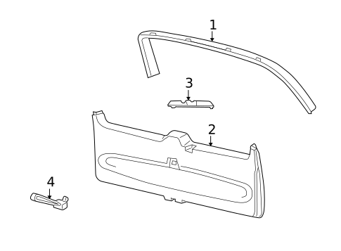 Interior Trim for 2004 Lincoln Navigator #0
