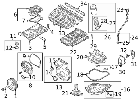 Engine Parts for 2019 Volkswagen Tiguan #26