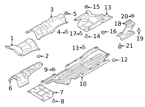 Front Floor for 2014 Lincoln MKZ #0