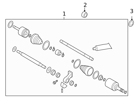 Drive Axles for 2009 Hyundai Sonata #0