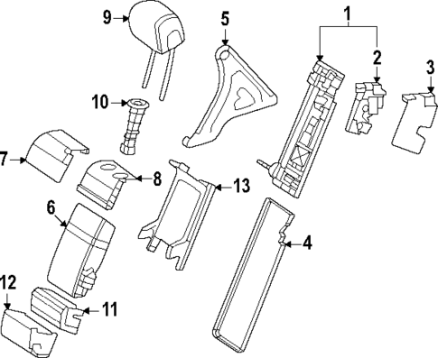 Rear Seat Components for 2025 Mercedes-Benz GLE63 AMG S #0