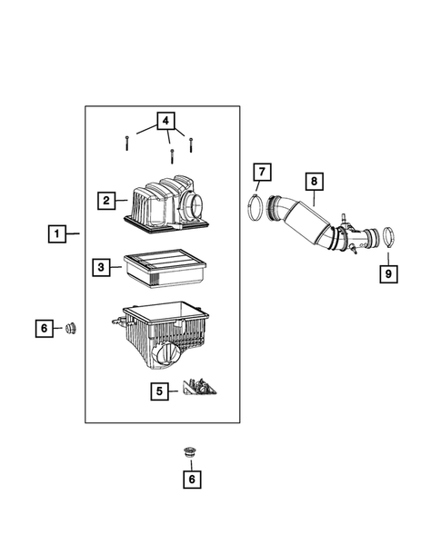 Air Cleaner for 2020 Jeep Compass #2