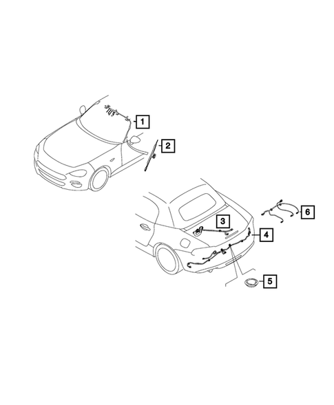 Wiring-Body and Accessories for 2018 Fiat 124 Spider #8