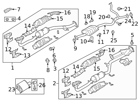 Exhaust Manifold for 2012 Subaru Outback #0