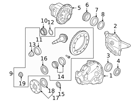 Carrier & Components for 2018 Lincoln Navigator #0