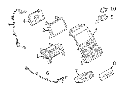 Controls for 2019 Ford Taurus #3