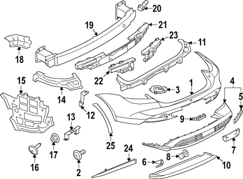 Bumper & Components - Rear for 2023 Porsche Taycan #2