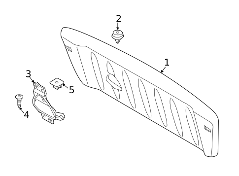 Interior Trim - Trunk for 2020 Mini Cooper #0