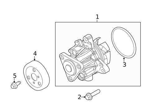 Water Pump & Related Components for 2012 Lincoln MKZ #0