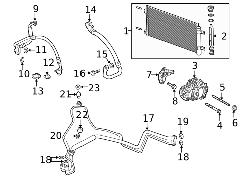 Gaskets & Sealing Systems for 2024 Chevrolet Traverse Limited #32