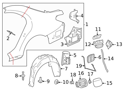 Quarter Panel & Components for 2024 Mercedes-Benz S63 AMG E Performance #1