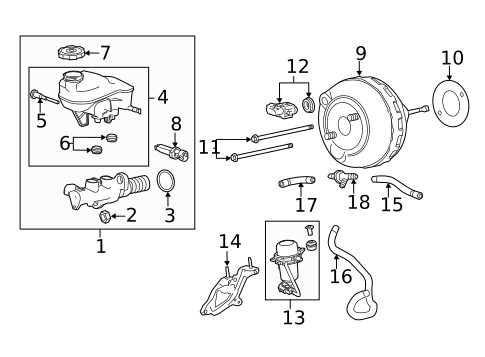 Hoses & Pipes for 2012 Cadillac SRX #0
