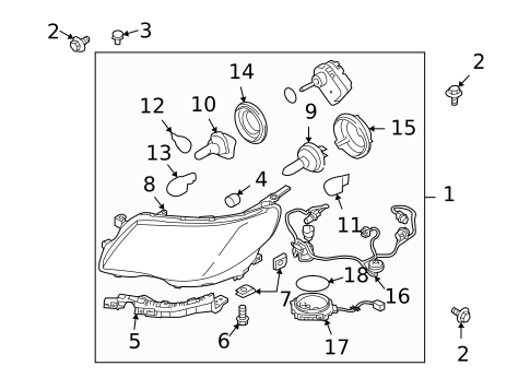 Bulbs - Chassis for 2013 Subaru Forester #3