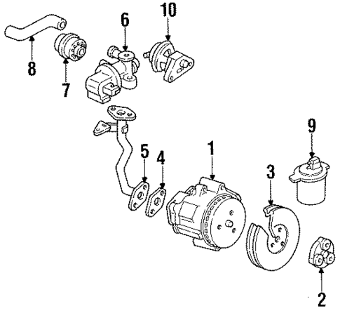 Emission Components for 1996 Chevrolet Impala #0