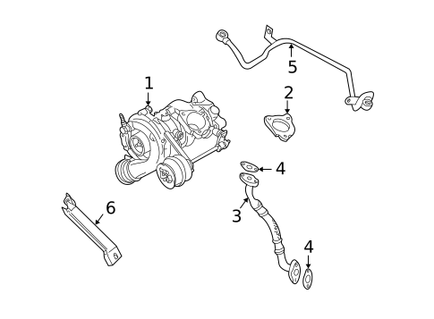 Turbo Charger for 2000 Volkswagen Golf #0